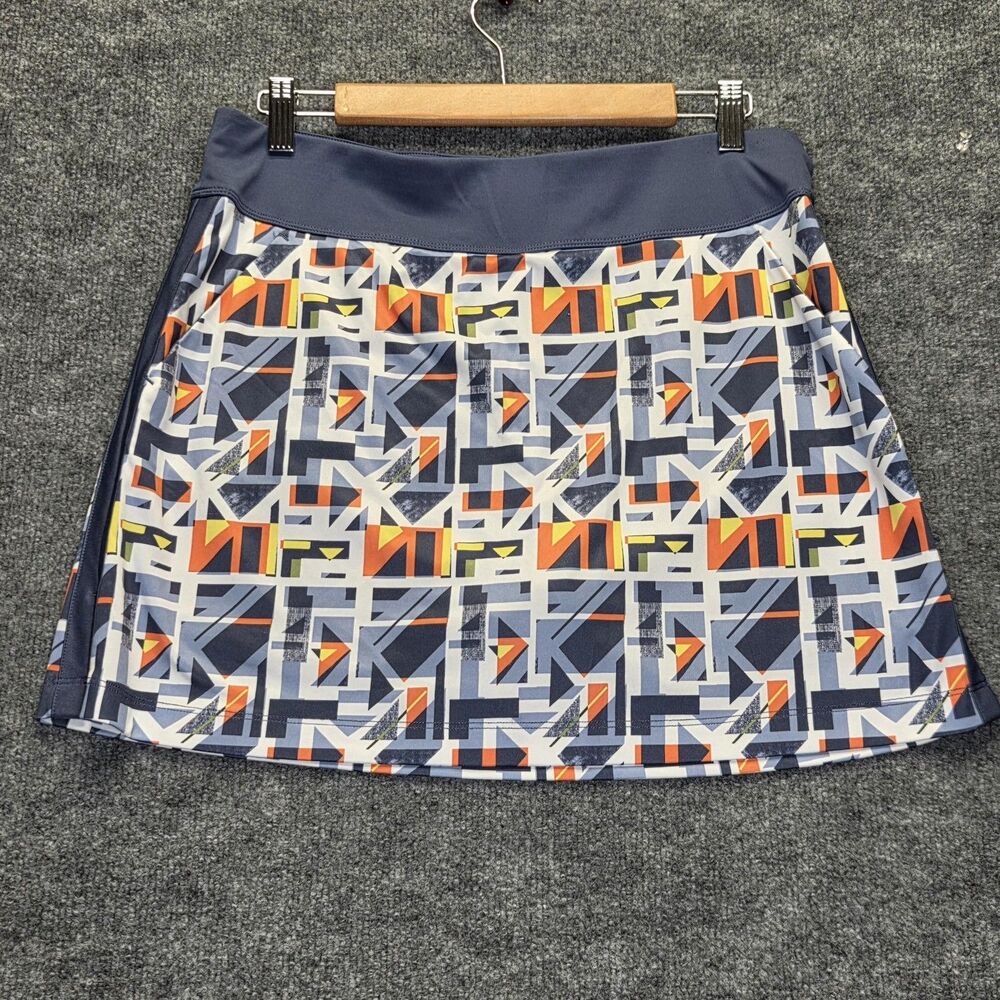Callaway Skort Womens Large Multicolor Geometric Opti-Dri Golf Athletic Stretch